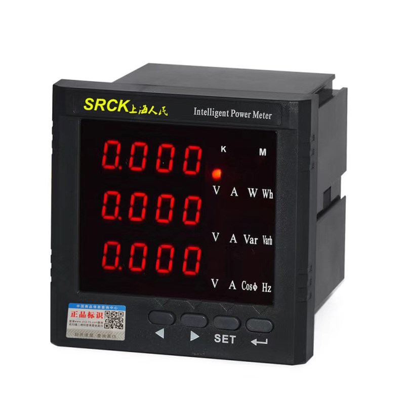 数显电流电压功率组合多功能电力仪表 三相液晶电能累计网络表