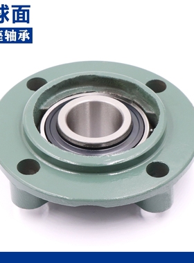 内六方方孔外球面轴承带FC圆形轴承座UCFC204 205 206 207 208KPP