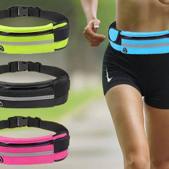 跑步腰包多功能防水防盗贴身腰带运动健身男女小水壶包骑行包