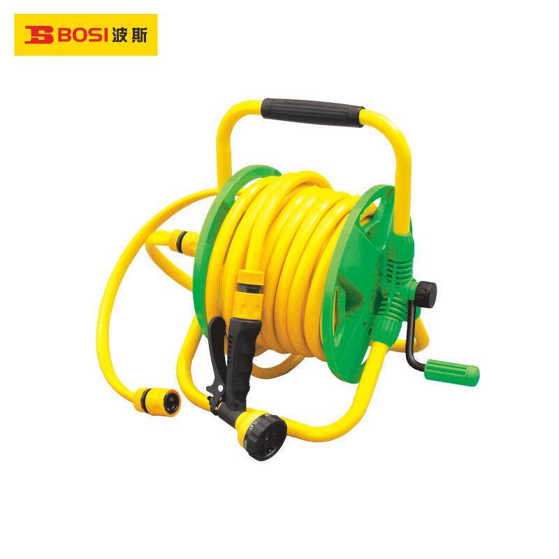波斯工具手提式水管车高压水枪水管15M园林绿化洗车器BS561015