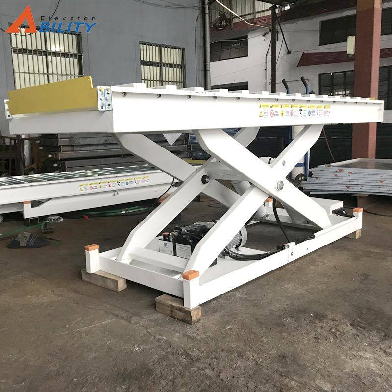 台面滚筒升降平台滚筒式液压移动升降货梯高空作业车