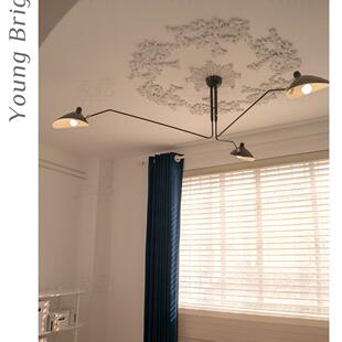 中古法式SergeMouille北欧客厅吊灯张牙舞爪卧室主灯设计师鸭嘴灯