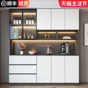 餐边柜高柜一体靠墙现代简约轻奢客厅餐厅家用茶水酒柜收纳储物柜