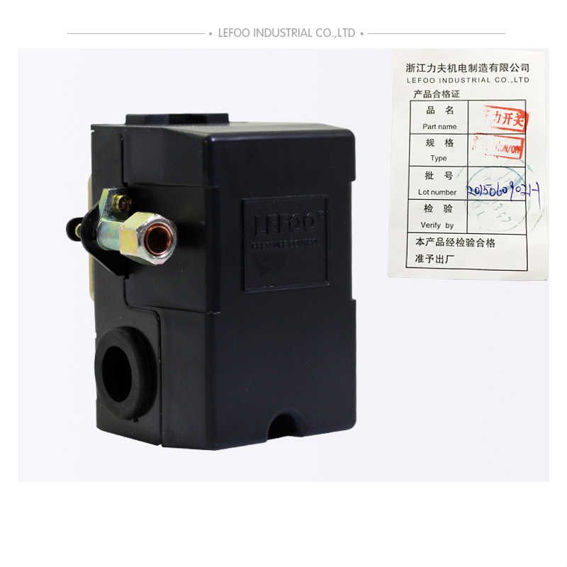空压机压力开关LF10-1H气压自动开关单孔三lefoo压力控制器配件图片
