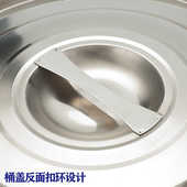 酒总商用加厚不锈钢汤锅带盖矮锅汤桶大容量饭桶卤水茶水桶吊汤桶