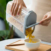 家用五谷杂粮收纳盒厨房密封储物罐大容量分格食品级塑料茶叶粉罐