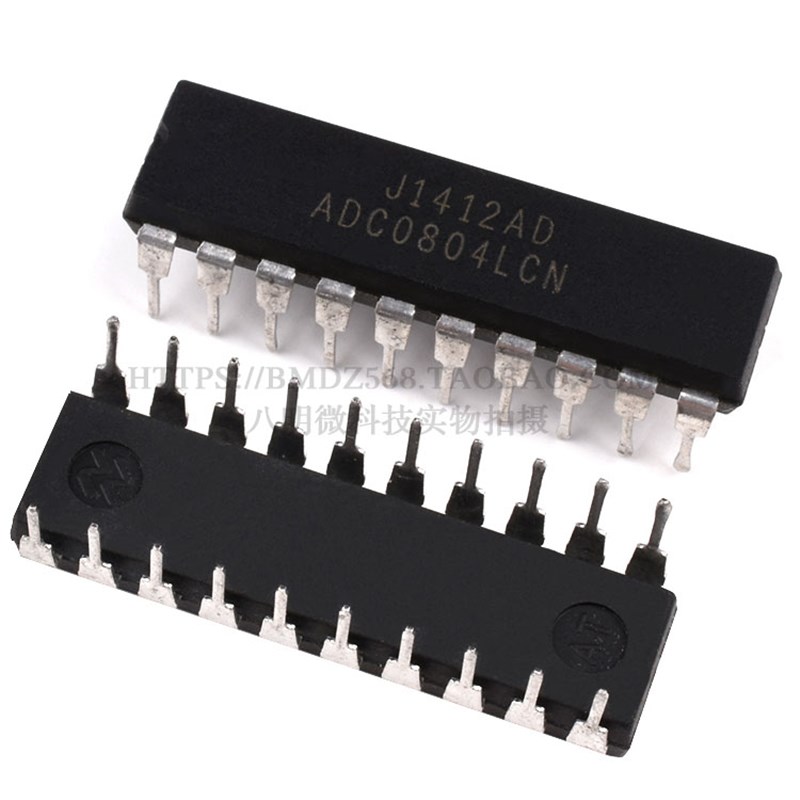 集成电路 ADC0804LCN ADC0804 DIP20 8位AD模数转换器 IC芯片