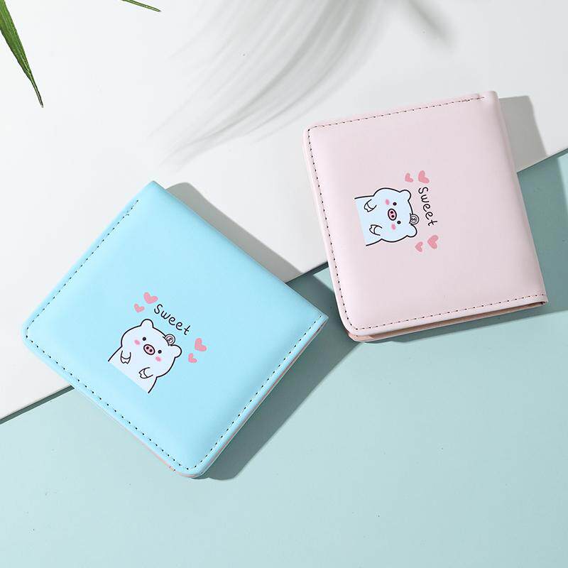 2026新款钱包简单女士迷你两折叠儿童大容量小清新短款钱夹超薄款