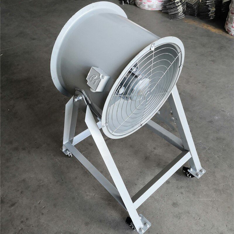 可移动式轴流风机DZ-12-6A 0.55kw 风量9500m3/h 风压88pa