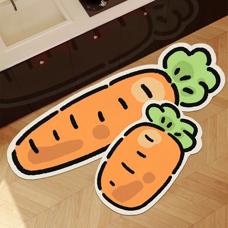 厨房防滑防油地垫可擦免洗耐脏防滑脚垫子新款家用长条地毯可定制,居家布艺,厨房地垫,淘宝优惠券,粉丝福利购,淘宝优惠卷
