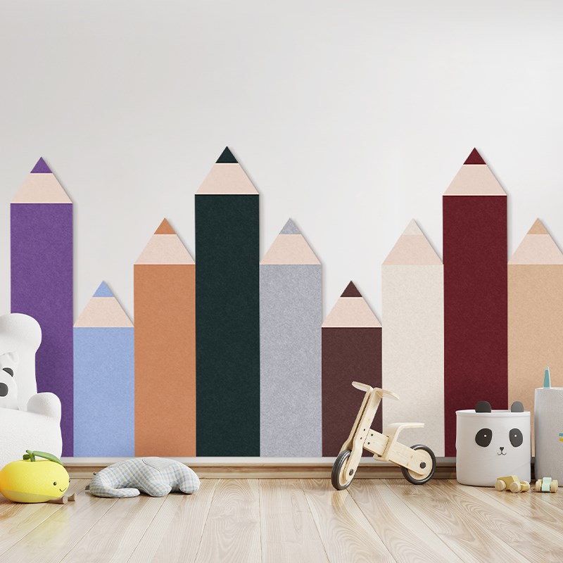 毛毡板墙贴软木板照片墙背景板留言板家用墙面装饰自粘记事板图钉