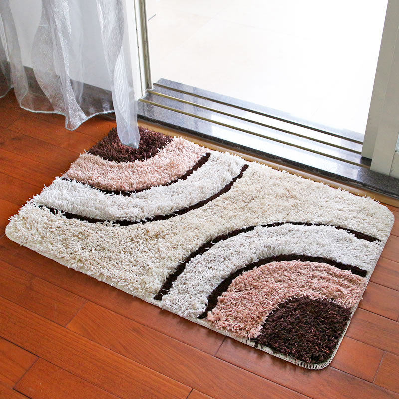 超细纤维地垫 卧室客厅地毯 吸水耐脏浴室防滑垫长毛门垫玄关脚垫,居家布艺,家用脚垫,淘宝优惠券,粉丝福利购,淘宝优惠卷