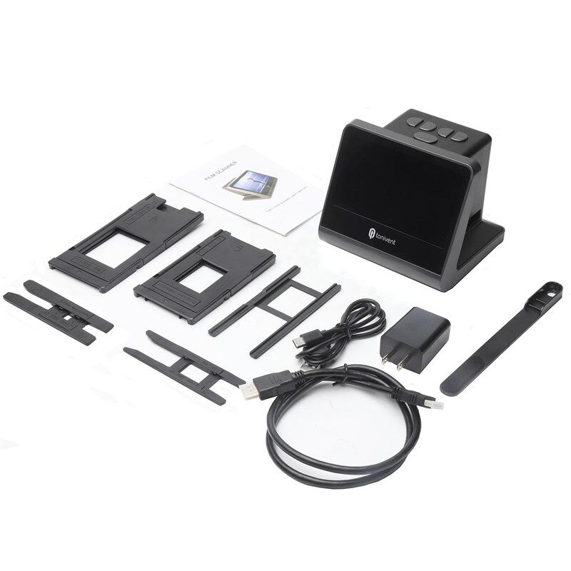 底片扫描仪4800万像素7寸屏高清正负片胶片胶卷家用翻转黑白彩色