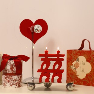 《喜》结婚香薰蜡烛个性创意红烛喜烛高级感结婚礼伴手礼婚房布置