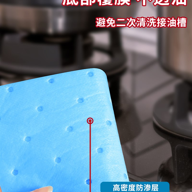 【强力吸油 免清洗】油烟机通用吸油棉垫加厚接油槽过滤防渗升级