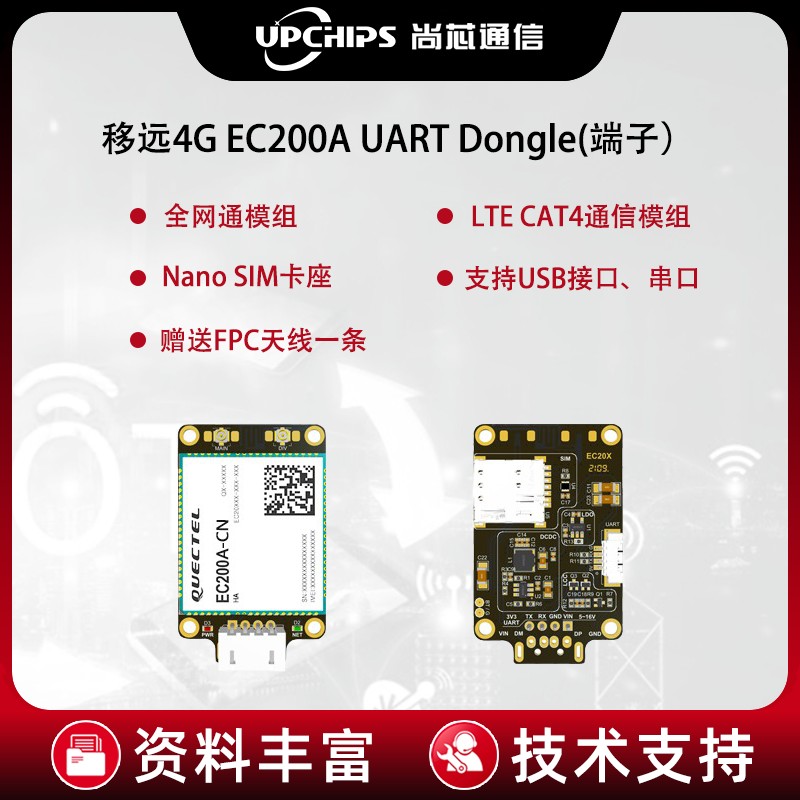 移远Cat4物联网  EC200T EC200A Dongle4G通信模块支持串口SIM图片