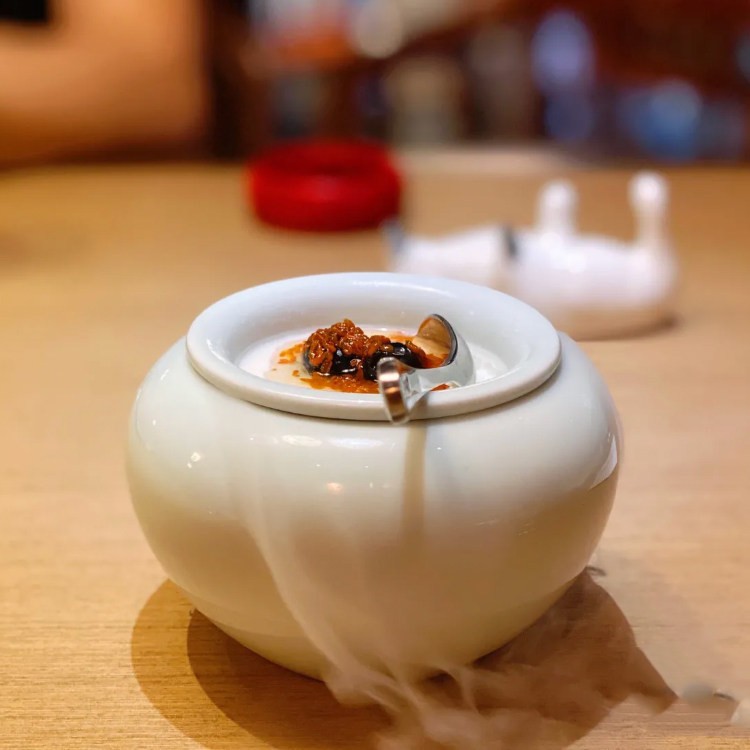 意境菜休闲农场中国风点心餐具保温加热饭厅酒店会所盘子火锅店冰