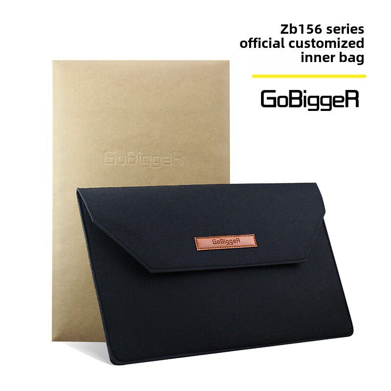 gobigger原装内胆包15.6寸 便携显示器简约超薄毛毡多功能保护套