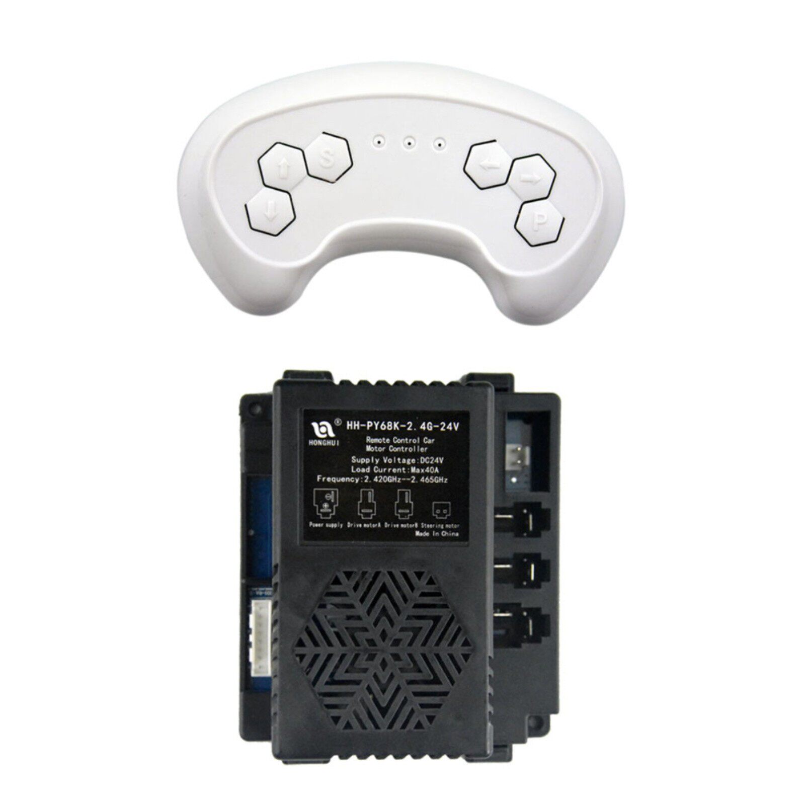 HH-PY68K-2.4G-24V儿童电动车遥控器接收器控制器PY66K-24V主板