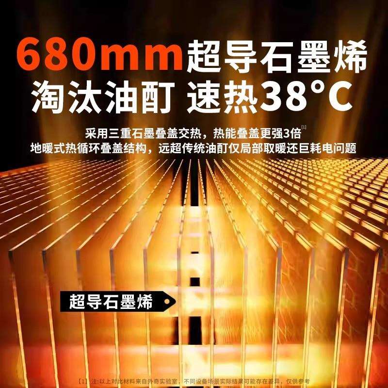 暖器电暖家用2024新款石墨节暖风机/取暖器