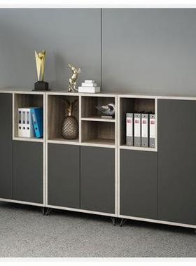 创办文件柜矮柜 简50239约储公物柜档意案资料柜北欧木质柜室子茶