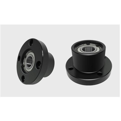 圆法兰双轴承座固定座BGRBB62w05 6206带座轴承座BFP0145钢带扣环