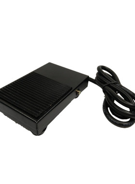 黑色金属型外壳TDFS-1/TsFS-1脚踏开关脚踩开关板配2米线10A250VA