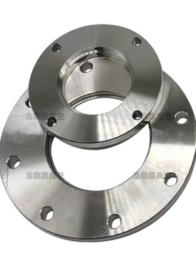 ISO-F真空固定法兰304不锈钢内焊盲板ISO63/80/100/160/200/320