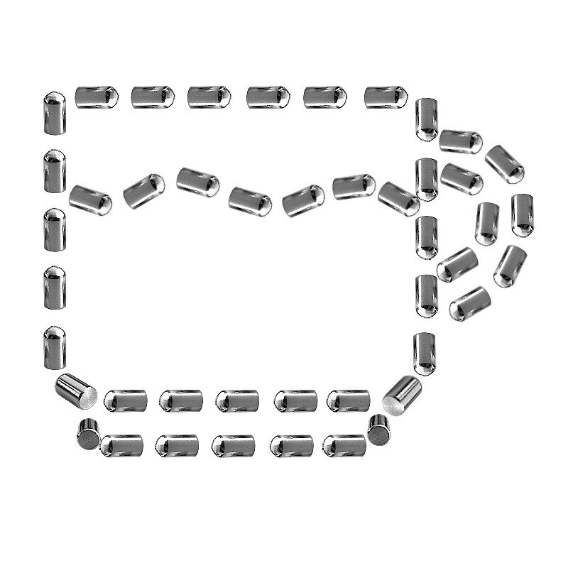 PCB定位PIN直销不锈钢销钉圆柱滚针销子直径1.1mQm长10 12一包价