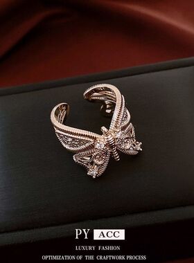 复古手饰食指vintage小众中古感