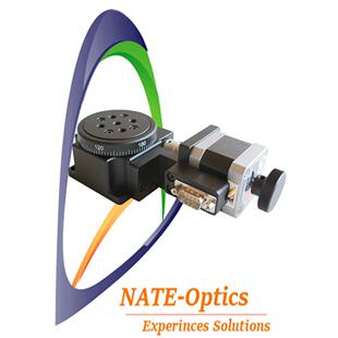 Nt01Ra60M光学实验精密电动回转台微调回转台工作台