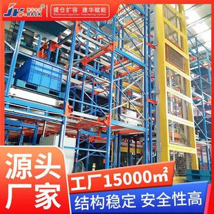 梭穿梭货架式立体仓库货式架智能仓储货穿架载重1-2吨 穿梭货架