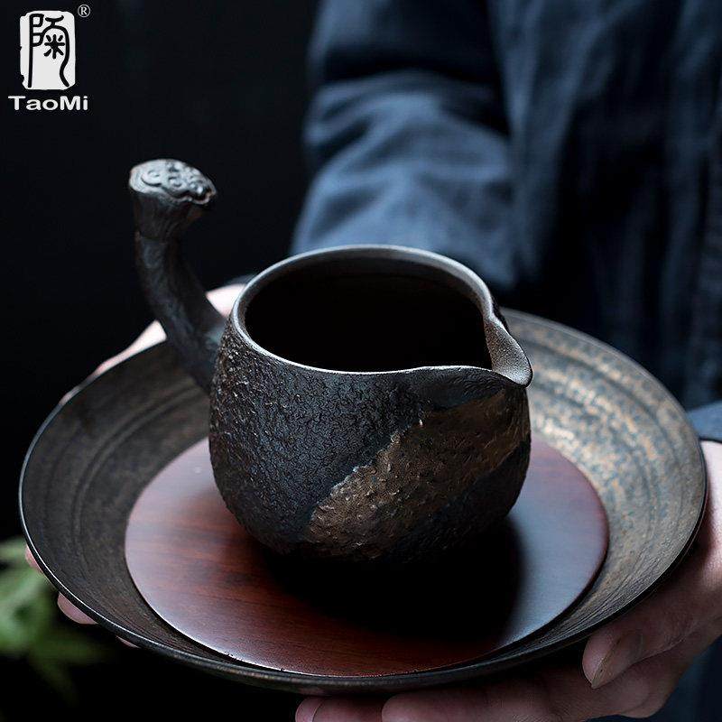 陶迷原矿粗陶公道杯家用陶瓷茶海大分茶器大容量公杯功夫茶道配件,餐饮具,公道杯,淘宝优惠券,粉丝福利购,淘宝优惠卷