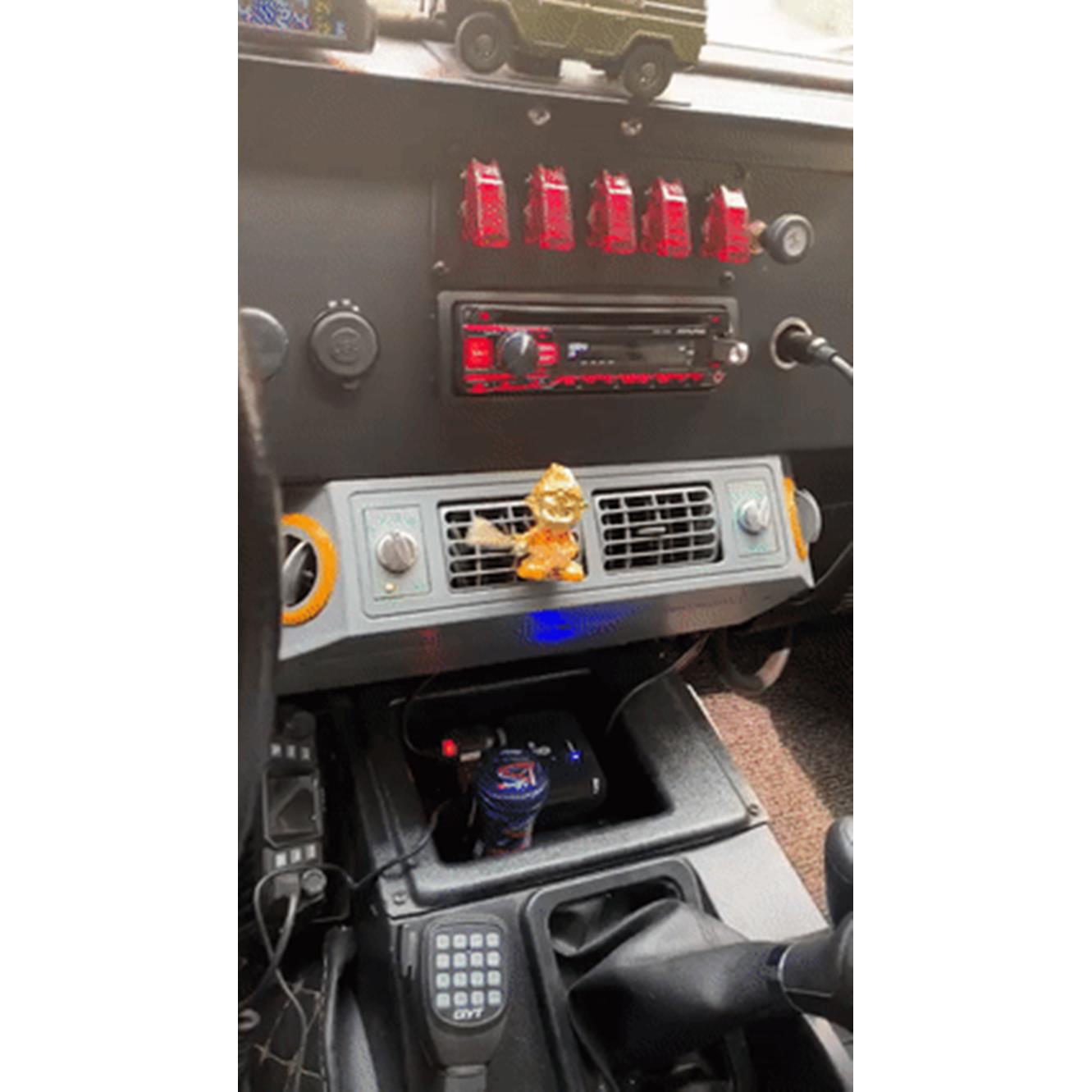 汽车空调机箱406蒸发器总成24v北汽212铲车车载制冷改装越野车12v