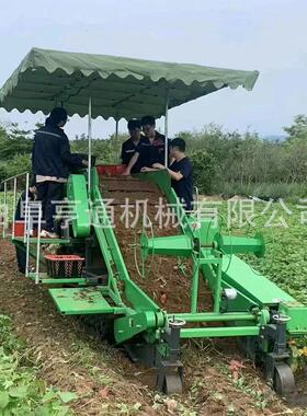 大型薯类联合收割机不破皮前置土豆收获机农用红薯收获装袋机