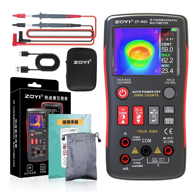 ZT-R02二合一红外热成像万用表工业电力地暖高清热成像热像仪,搬运/仓储/物流设备,机械式停车设备（立体停车库）,淘宝优惠券,粉丝福利购,淘宝优惠卷