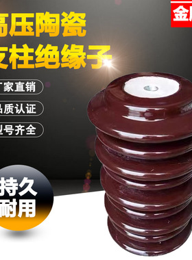 10KV高压支柱陶瓷绝缘子 GW9隔离开关支撑瓷瓶可定做螺杆高度190