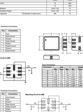 RF1211D SAW声表滤波器315M 315MHZ SM3838 3.8x3.8mm 全新