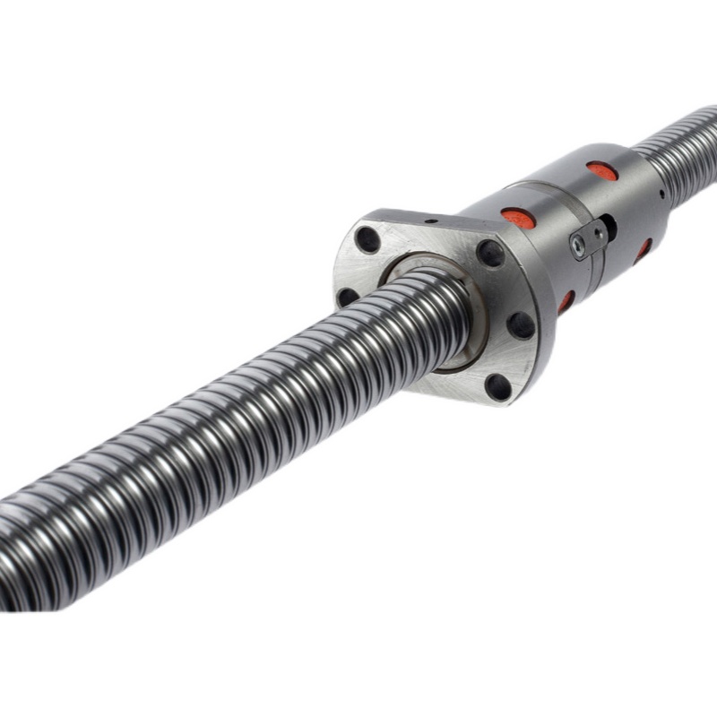 高精度滚珠丝杆双螺母,DFU1605 2005 2510 4010 加长金属腰型