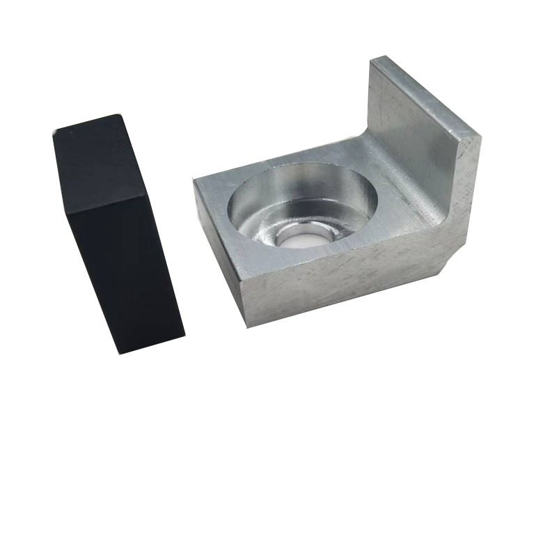 东莞常平数控CNC电脑锣t加工定做连接块铝合金沉头螺丝垫片连接件