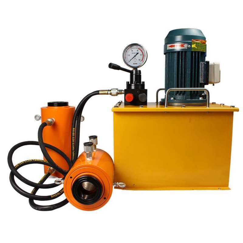 电动液压空心千斤顶分离立式双作用大吨位30T50吨100吨液压千斤顶