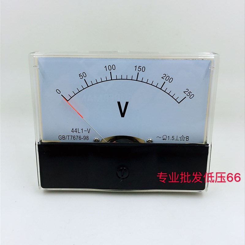 44L1-V交流电压表电流表 44L1 0~250V,450V,300V,外形100*80