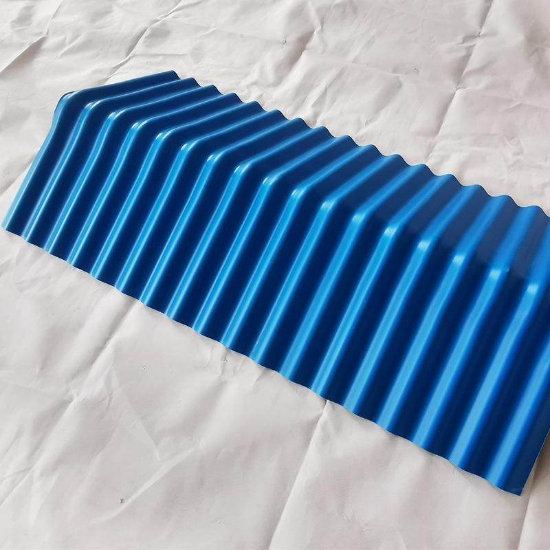 厂家焦作pvc塑料瓦钢结构屋面彩瓦防腐蚀V型脊瓦材料塑料建材