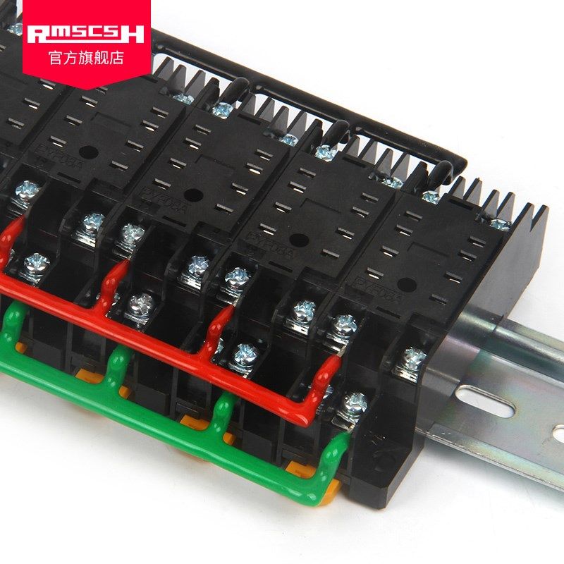 22mm中间继电器底座短接片PYF08A-E连接条HH52P线圈连接片MY2NJ