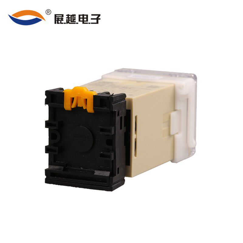 展越DH48S-S 220v延时循环控制器时间继电器AC/DC24V-240V送底座