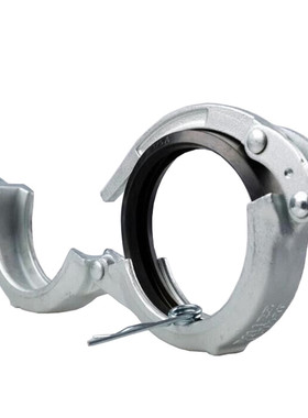 泵车管卡白色快速管卡2寸到DN15B0精密锻打管夹卡箍 锻造镀锌管箍