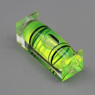 高精度亚克力方形水平泡4015放大型带磁性迷你水准泡珠通用型气泡