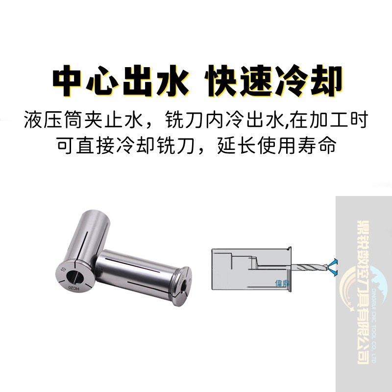 PHC20液压刀柄液压筒夹高精HC203 4 5 6 8 10 12 16液压夹头