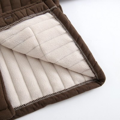 冬季男孩男童可外穿纯棉加绒加厚保暖三层夹棉家居服套装儿童睡衣