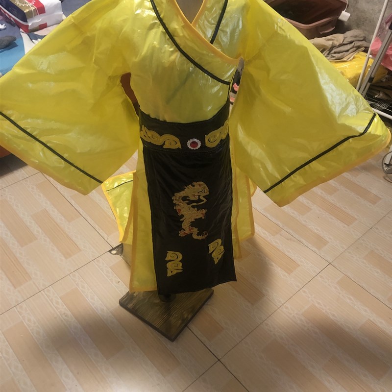 儿童成人环保龙袍儿童走秀皇帝服皇上表演服装成人舞台表演服龙袍